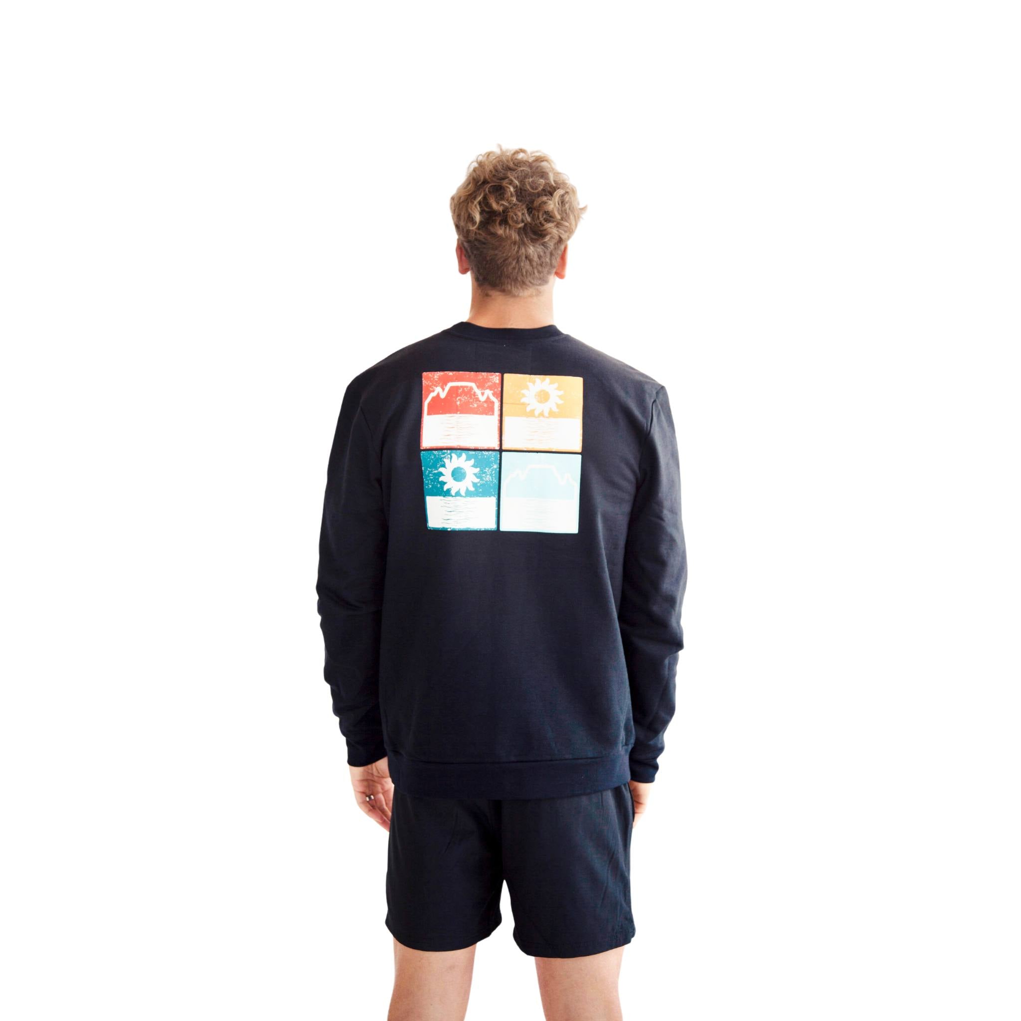 SQUARES CREW PULLOVER